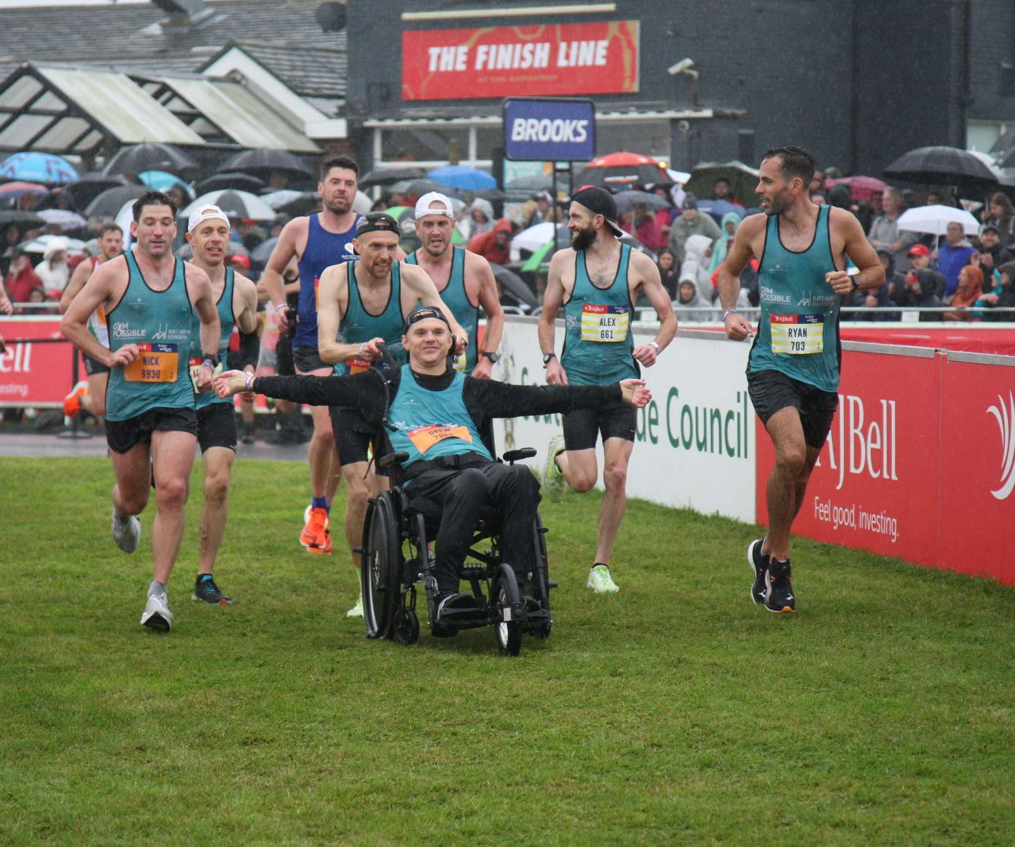 2024 Great North Run finish, 1:26